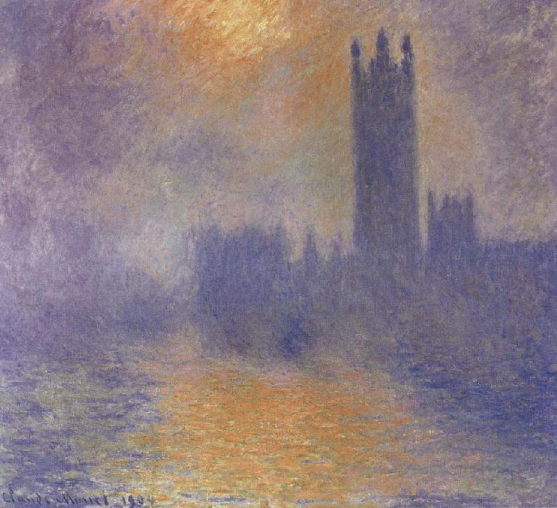 Claude Monet The Houses of Parliament oil painting picture